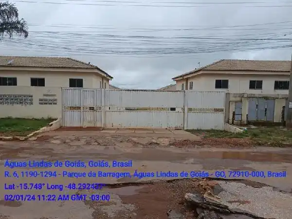 Apartamento em PARQUE DA BARRAGEM SETOR 11, AGUAS LINDAS DE GOIAS - GO