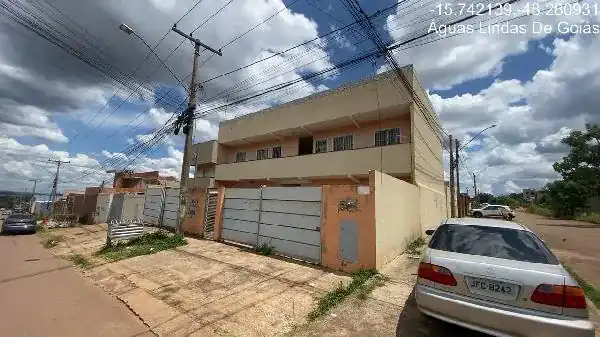 Apartamento em PARQUE DA BARRAGEM SETOR 09, AGUAS LINDAS DE GOIAS - GO