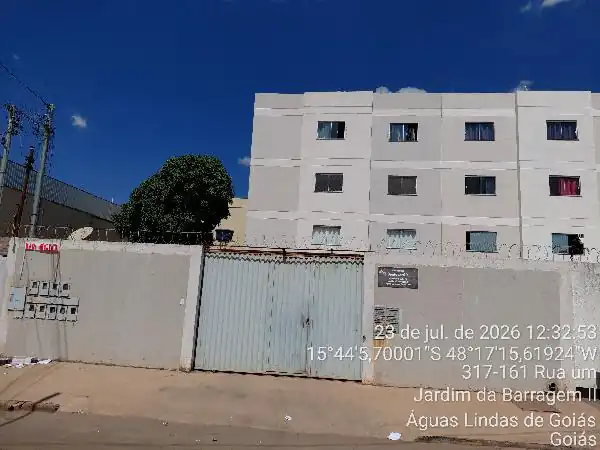 Apartamento em JARDIM DA BARRAGEM I, AGUAS LINDAS DE GOIAS - GO