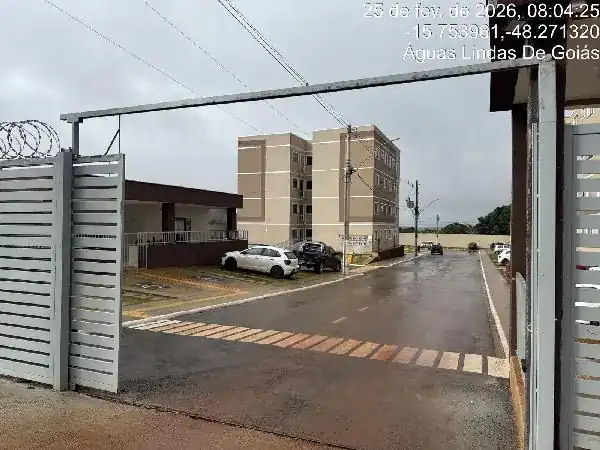 Apartamento em PARQUE DA BARRAGEM SETOR 03, AGUAS LINDAS DE GOIAS - GO