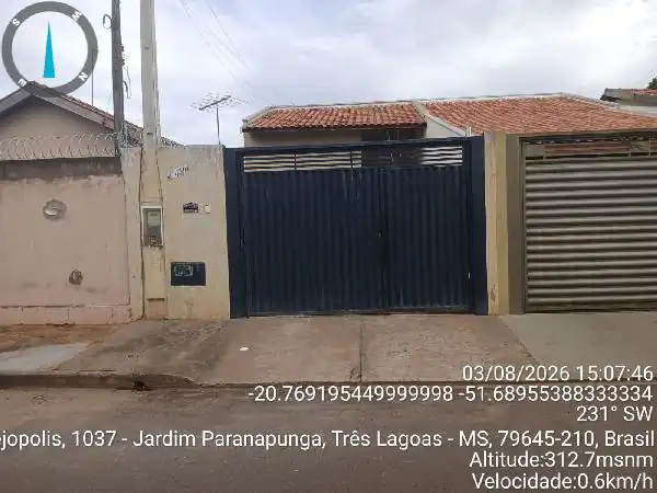 Casa em JARDIM PARANAPUNGA, TRES LAGOAS - MS