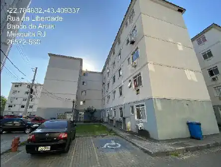 Apartamento em ROCHA SOBRINHO, MESQUITA - RJ