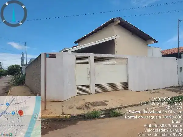 Casa em CENTRO, PONTAL DO ARAGUAIA - MT