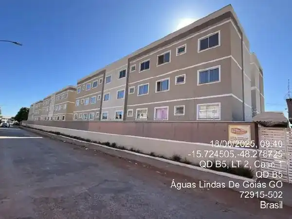 Apartamento em MANSOES POR DO SOL, AGUAS LINDAS DE GOIAS - GO