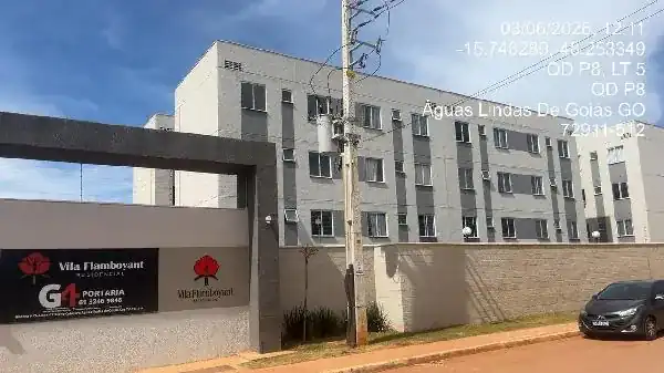 Apartamento em CHACARAS COIMBRA, AGUAS LINDAS DE GOIAS - GO