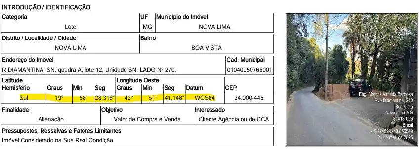 Terreno em BOA VISTA, NOVA LIMA - MG