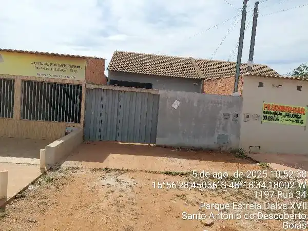 Casa em PARQUE ESTRELA DALVA XIV, SANTO ANTONIO DO DESCOBERTO - GO