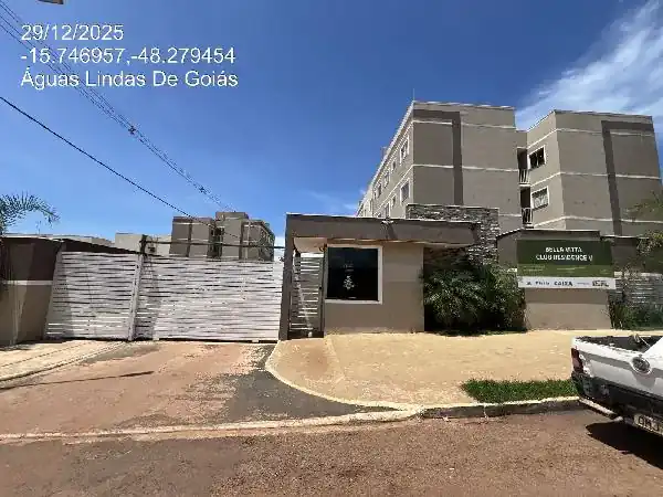 Apartamento em PARQUE DA BARRAGEM SETOR 08, AGUAS LINDAS DE GOIAS - GO