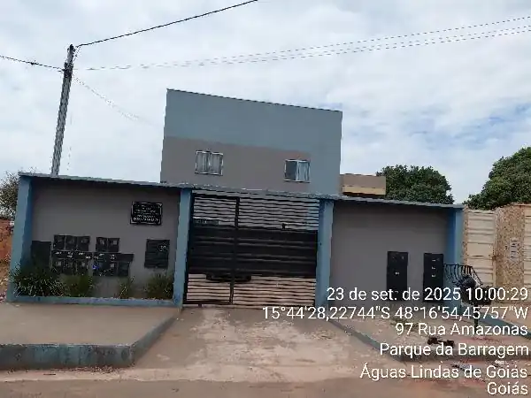 Apartamento em PARQUE DA BARRAGEM SETOR 09, AGUAS LINDAS DE GOIAS - GO