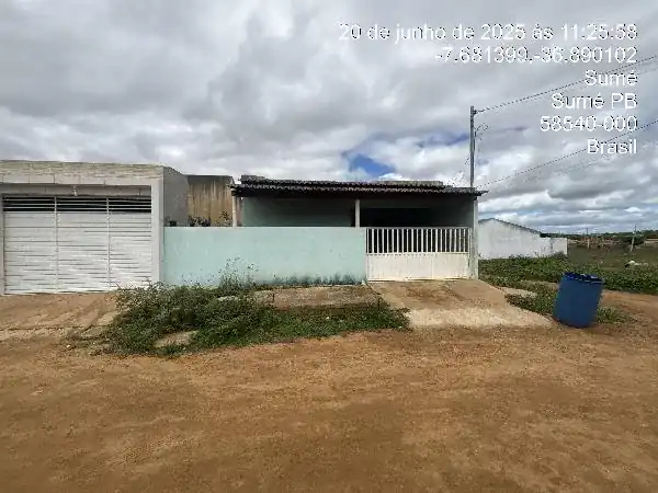 Casa em LOTEAMENTO PAIXÃO, SUME - PB