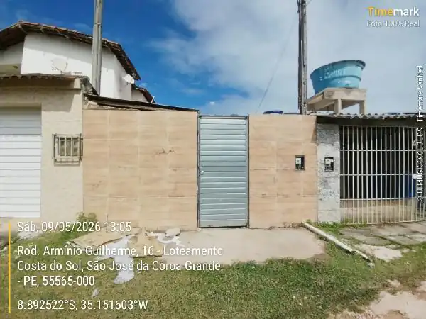 Casa em LOT COSTA DO SOL, SAO JOSE DA COROA GRANDE - PE