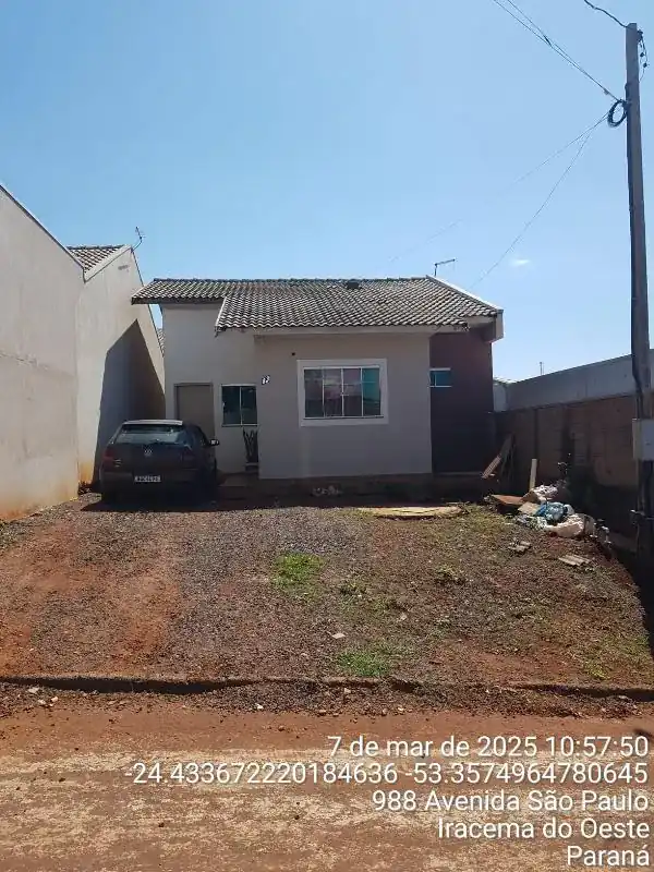 Casa em JARDIM SONHO MEU, IRACEMA DO OESTE - PR