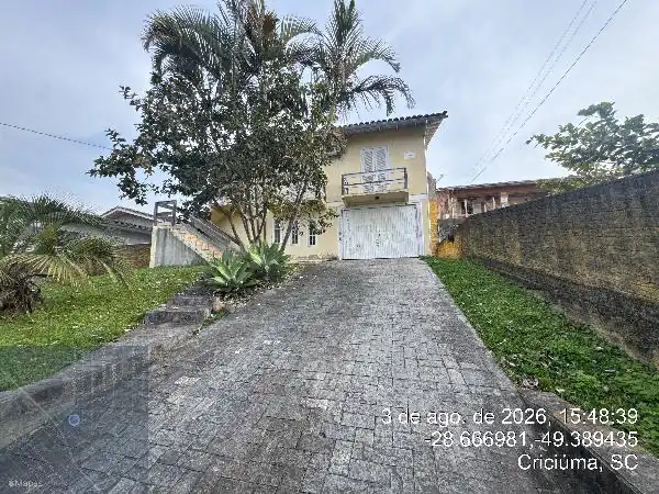 Casa em MINA DO MATO, CRICIUMA - SC