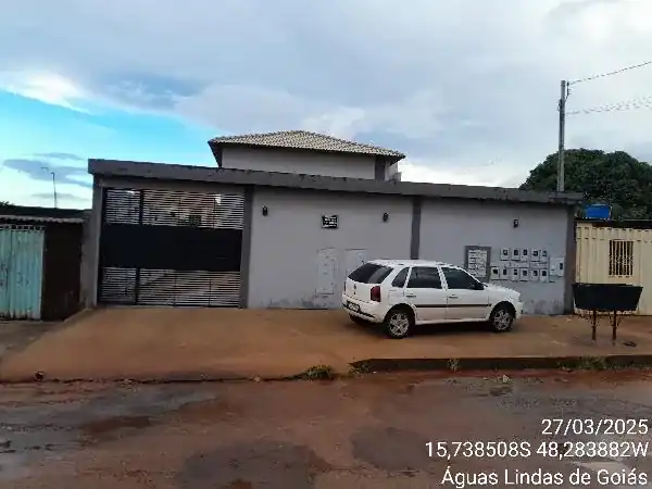 Apartamento em PARQUE DA BARRAGEM SETOR 09, AGUAS LINDAS DE GOIAS - GO