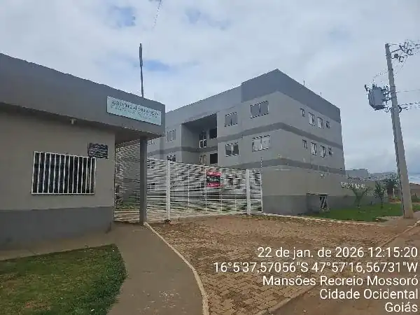 Apartamento em MANSOES RECREIO MOSSORO, CIDADE OCIDENTAL - GO