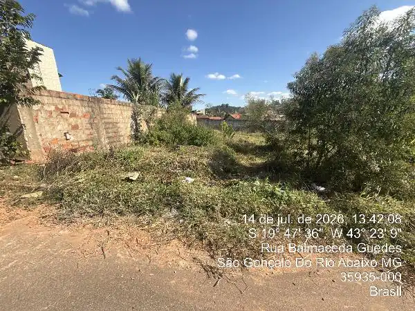 Terreno em PQ DOS BANDEIRANTES, SAO GONCALO DO RIO ABAIXO - MG