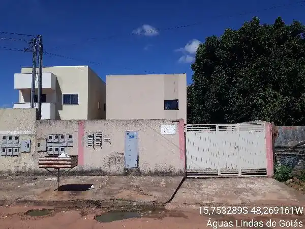 Apartamento em PARQUE DA BARRAGEM SETOR 03, AGUAS LINDAS DE GOIAS - GO