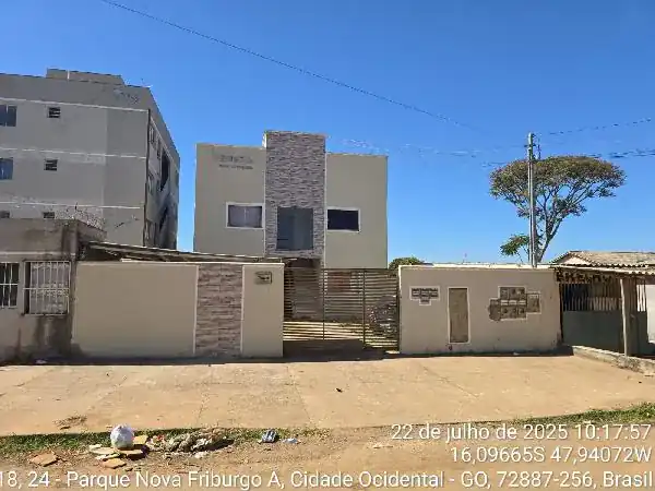 Apartamento em PARQUE NOVA FRIBURGO B, CIDADE OCIDENTAL - GO