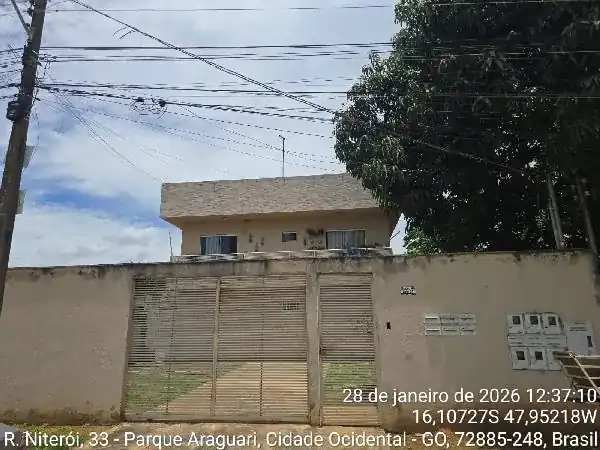 Apartamento em PARQUE ARAGUARI, CIDADE OCIDENTAL - GO