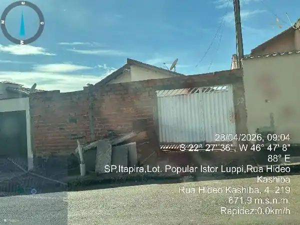 Casa em LOTEAMENTO POPULAR ISTOR LUPPI, ITAPIRA - SP