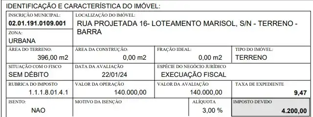 Terreno em BARRA DE SIRINHAEM, SIRINHAEM - PE