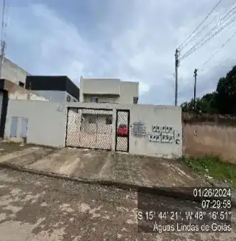 Apartamento em PARQUE DA BARRAGEM SETOR 09, AGUAS LINDAS DE GOIAS - GO