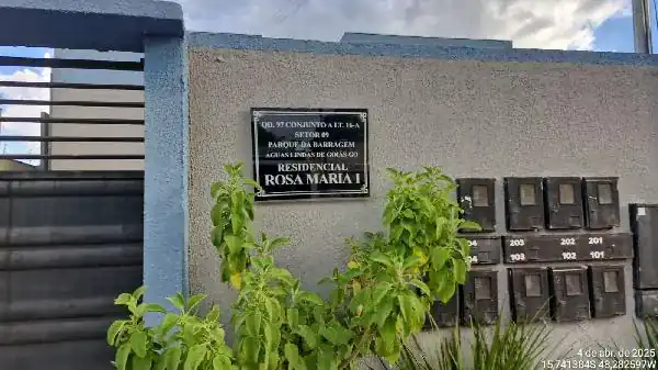 Apartamento em PARQUE DA BARRAGEM SETOR 09, AGUAS LINDAS DE GOIAS - GO