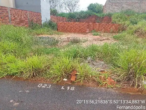 Terreno em JARDIM VITORIA, FERNANDOPOLIS - SP