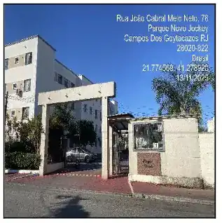 Apartamento em PARQUE NOVO JOCKEY, CAMPOS DOS GOYTACAZES - RJ