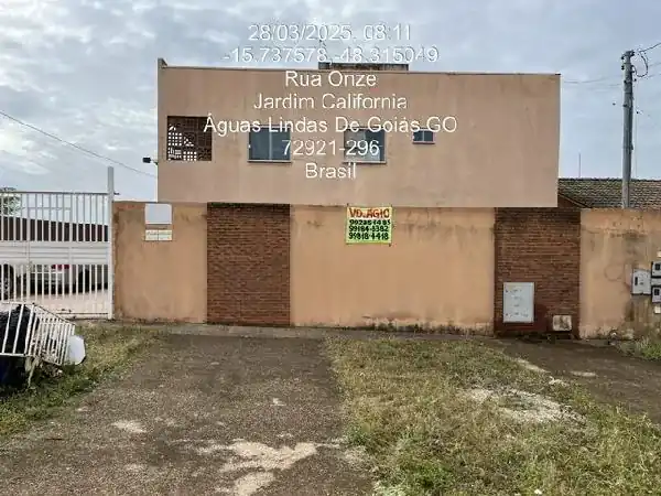 Apartamento em PARQUE DA BARRAGEM SETOR 16, AGUAS LINDAS DE GOIAS - GO