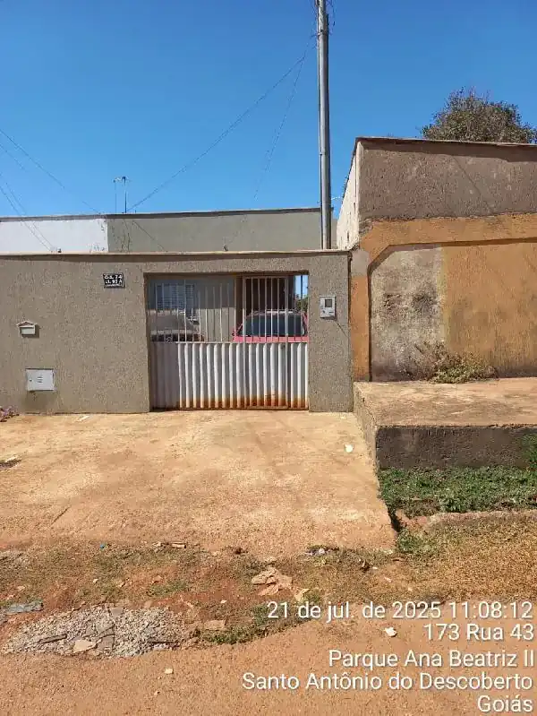 Casa em JARDIM ANA BEATRIZ II, SANTO ANTONIO DO DESCOBERTO - GO