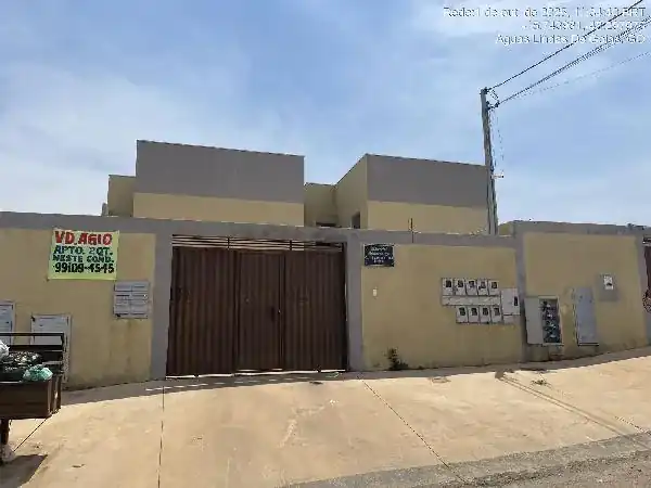 Apartamento em PARQUE DA BARRAGEM SETOR 10, AGUAS LINDAS DE GOIAS - GO