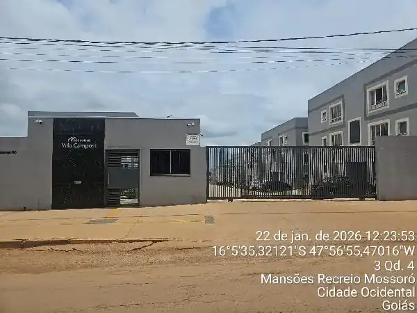 Apartamento em MANSOES RECREIO MOSSORO, CIDADE OCIDENTAL - GO