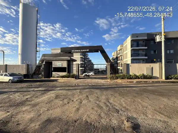 Apartamento em PARQUE DA BARRAGEM SETOR 12, AGUAS LINDAS DE GOIAS - GO