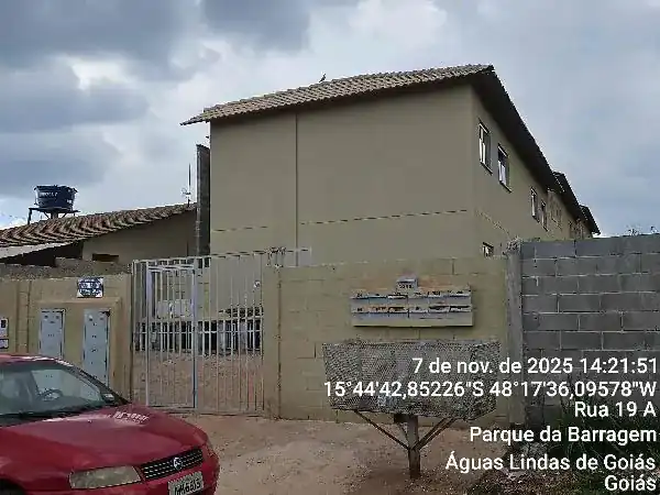 Apartamento em PARQUE DA BARRAGEM SETOR 11, AGUAS LINDAS DE GOIAS - GO