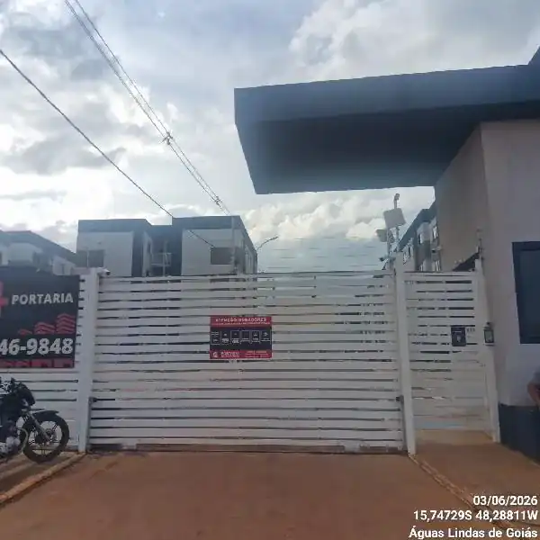 Apartamento em PARQUE DA BARRAGEM SETOR 11, AGUAS LINDAS DE GOIAS - GO
