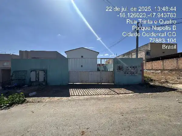 Apartamento em PARQUE NAPOLIS B, CIDADE OCIDENTAL - GO
