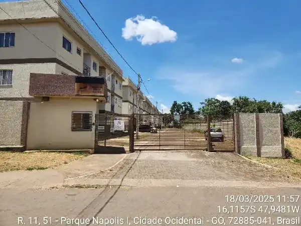 Apartamento em PARQUE NAPOLIS A, CIDADE OCIDENTAL - GO