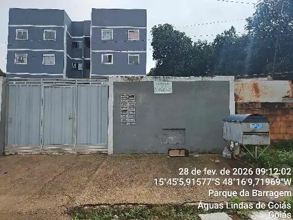 Apartamento em PARQUE DA BARRAGEM SETOR 02, AGUAS LINDAS DE GOIAS - GO