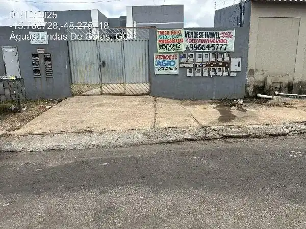 Apartamento em PARQUE DA BARRAGEM SETOR 05, AGUAS LINDAS DE GOIAS - GO