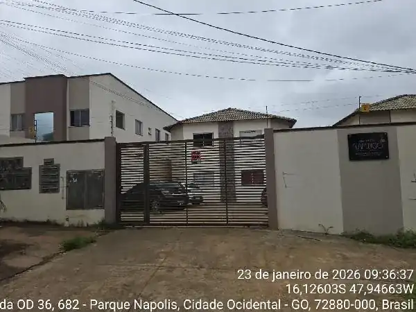 Apartamento em PARQUE NAPOLIS B, CIDADE OCIDENTAL - GO