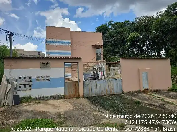 Apartamento em PARQUE NAPOLIS B, CIDADE OCIDENTAL - GO