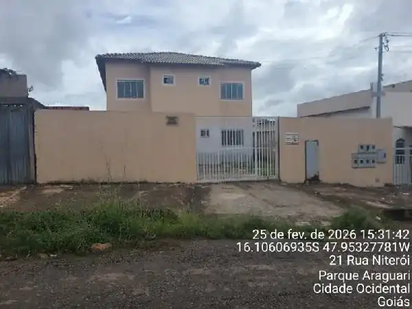 Apartamento em PARQUE ARAGUARI - A, CIDADE OCIDENTAL - GO