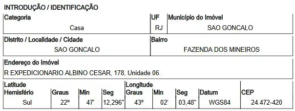 Casa em ITAOCA, SAO GONCALO - RJ