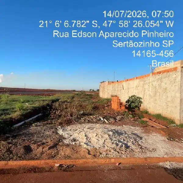 Terreno em JARDIM BOA ESPERANCA, SERTAOZINHO - SP
