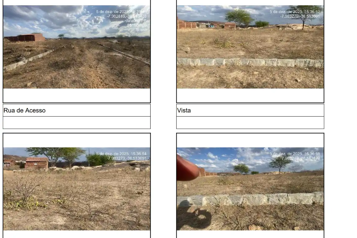 Terreno em LOT RES DEUS É FIEL, JATAUBA - PE