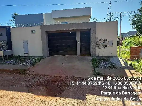 Apartamento em PARQUE DA BARRAGEM SETOR 08, AGUAS LINDAS DE GOIAS - GO