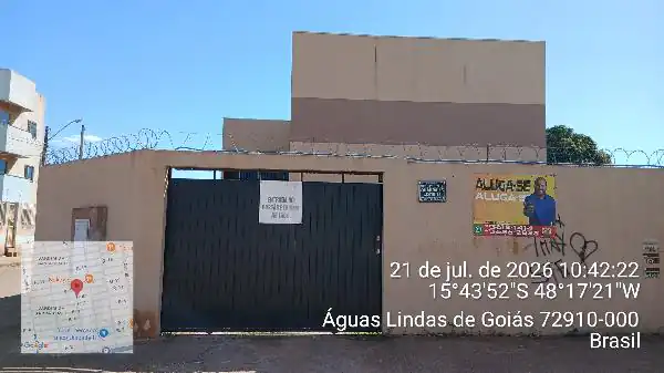 Apartamento em JARDIM DA BARRAGEM I, AGUAS LINDAS DE GOIAS - GO