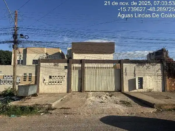 Apartamento em PARQUE DA BARRAGEM SETOR 10, AGUAS LINDAS DE GOIAS - GO