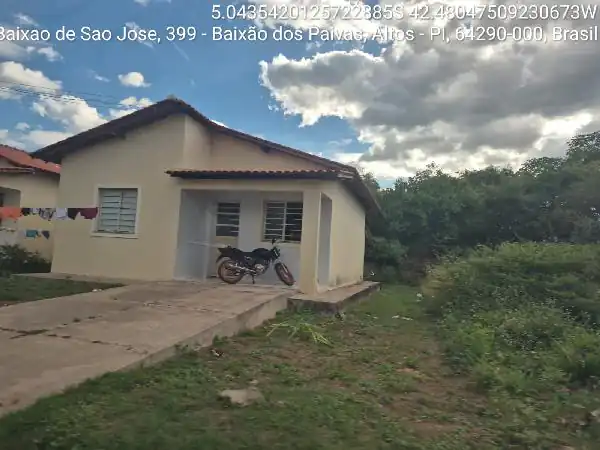 Casa em BAIXÃO DO PAIVA, ALTOS - PI